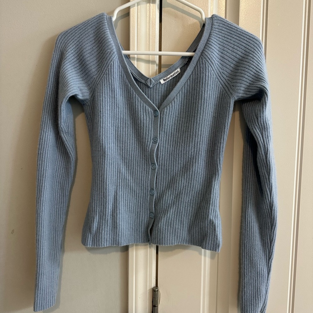 Faro Deep V Cardigan Cashmere